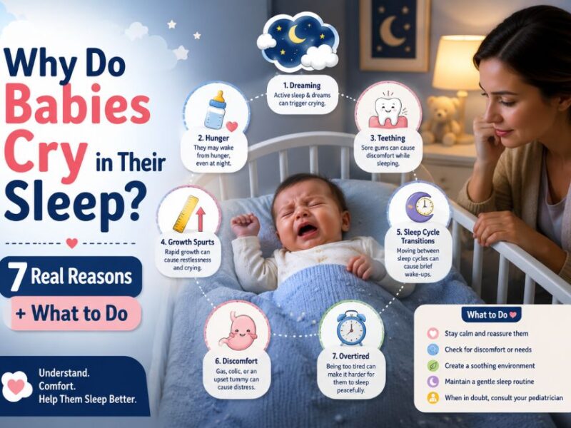 Why do babies cry in their sleep?