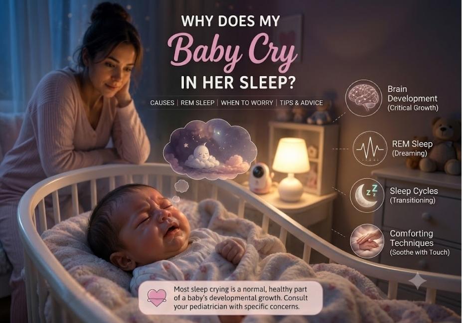 Why Does My Baby Cry in Her Sleep?