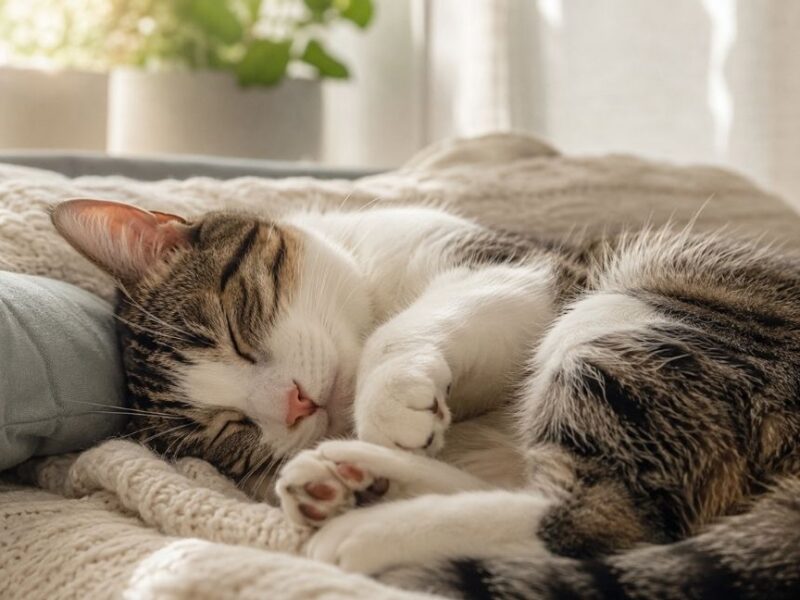 Why Do Cats Jerk When Sleeping