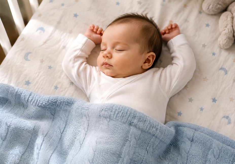 Why Do Infants Sleep With Their Arms Up?