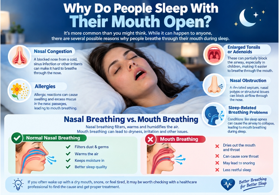 Why People Sleep With Their Mouth Open